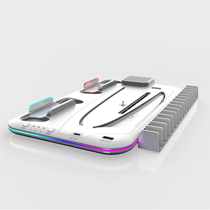 GameTower PS5 All-in-One Stand – Cooling Dock, Dual Charger & Headset Holder