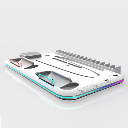 GameTower PS5 All-in-One Stand – Cooling Dock, Dual Charger & Headset Holder