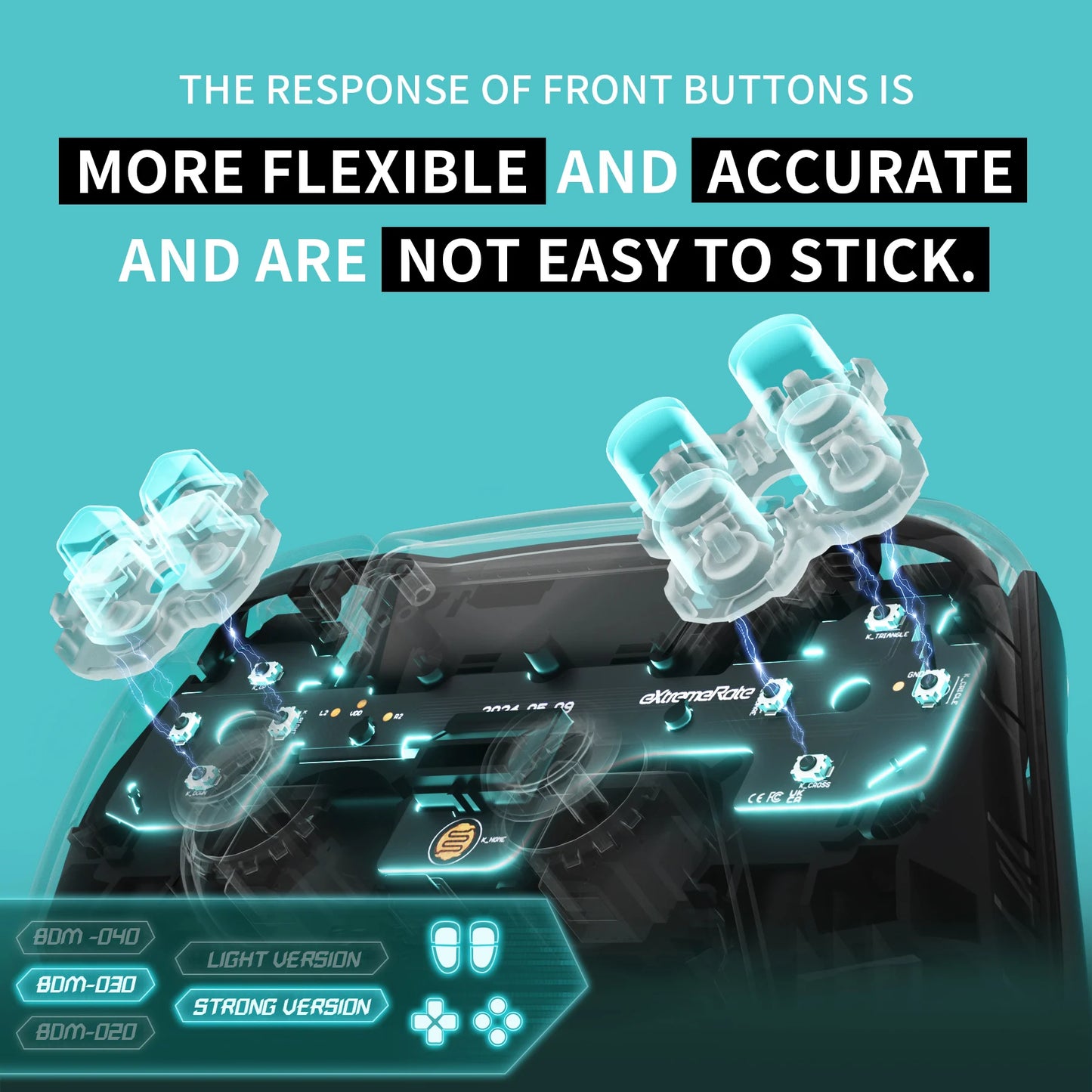 ExtremeClick Pro Kit – Ultra-Responsive Micro Switch Upgrade for PS5 Controllers