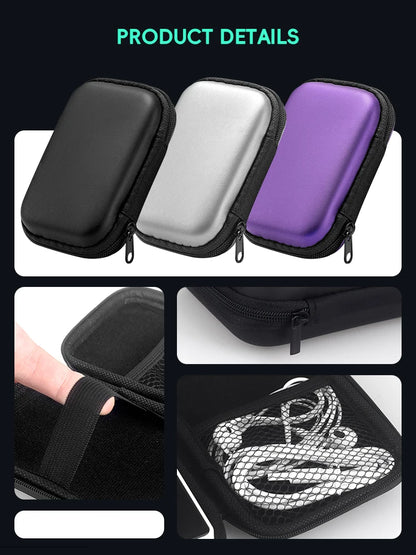 Hard Carrying Case for R36S / RG35XX / Miyoo Mini Plus – Shockproof & Water-Resistant Storage Bag