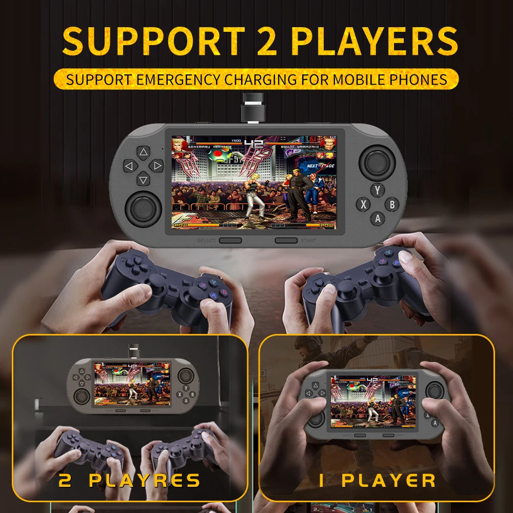 UltraView Retro Handheld Console – 20,000 Games | 4.5” HD Screen & 8h Battery