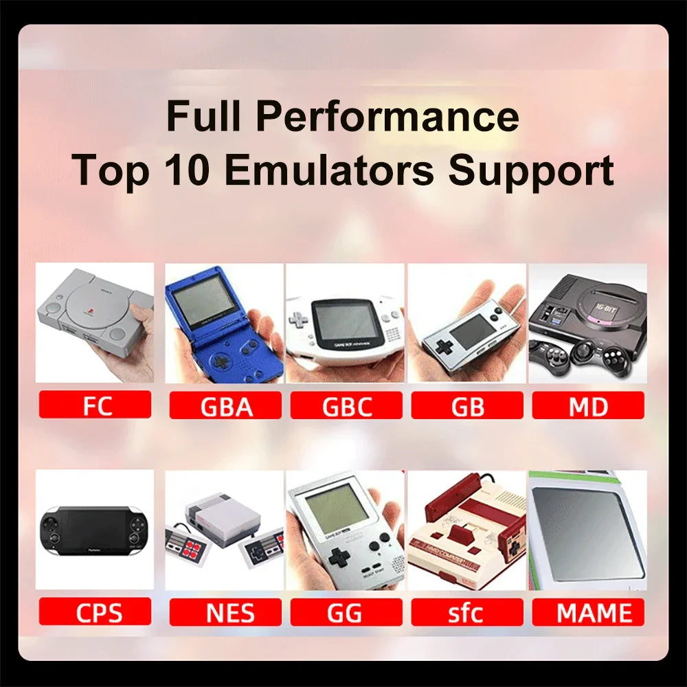 TurboPlay X7 Portable Console – 6000+ Games, HD Display & 10 Emulators