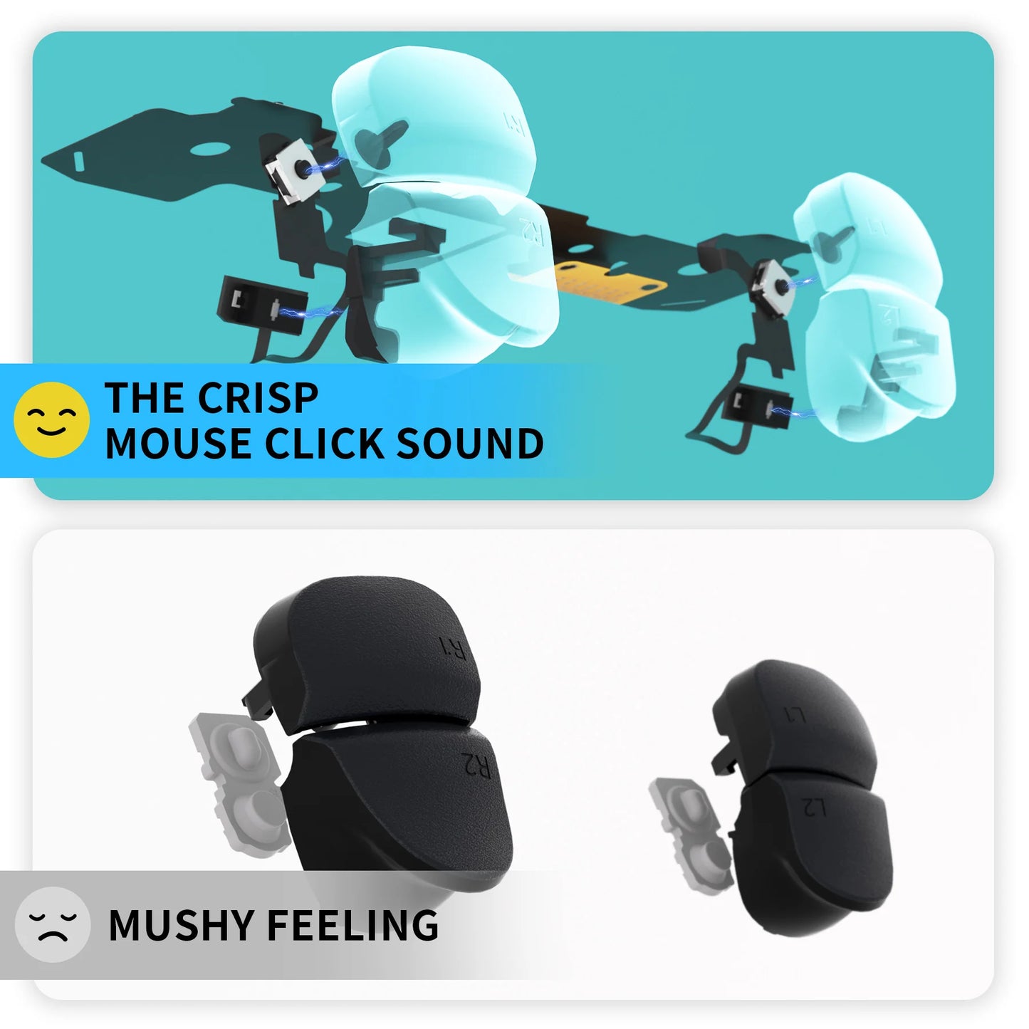 ExtremeClick Pro Kit – Ultra-Responsive Micro Switch Upgrade for PS5 Controllers