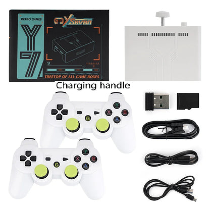 YG7 Retro Game Console – Wireless Dual-Controller TV System with 10,000+ Games