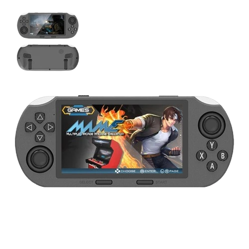 Retro handheld console with 4.5-inch HD display and 20,000 built-in games